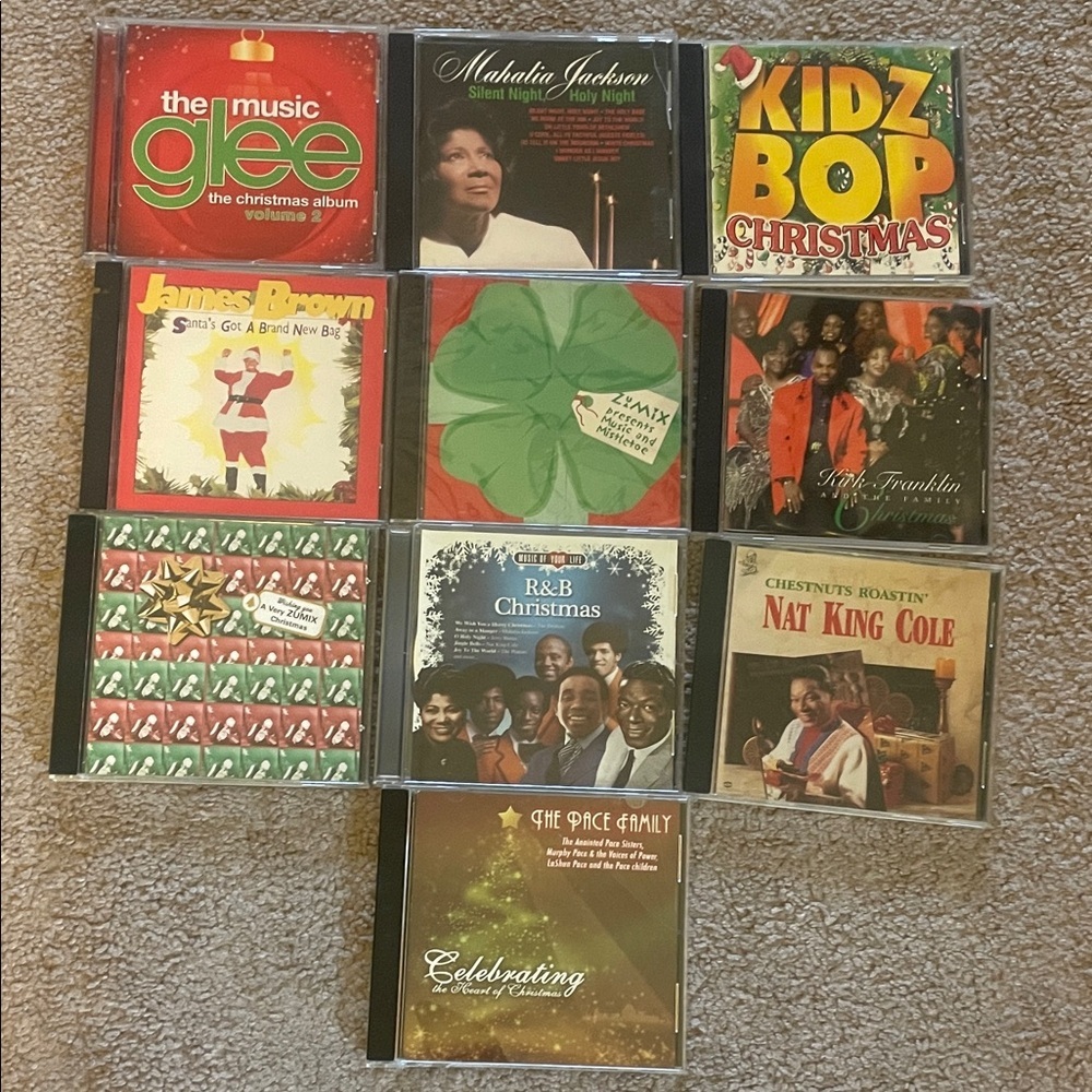 10 CD Collection of Christmas Music CDs